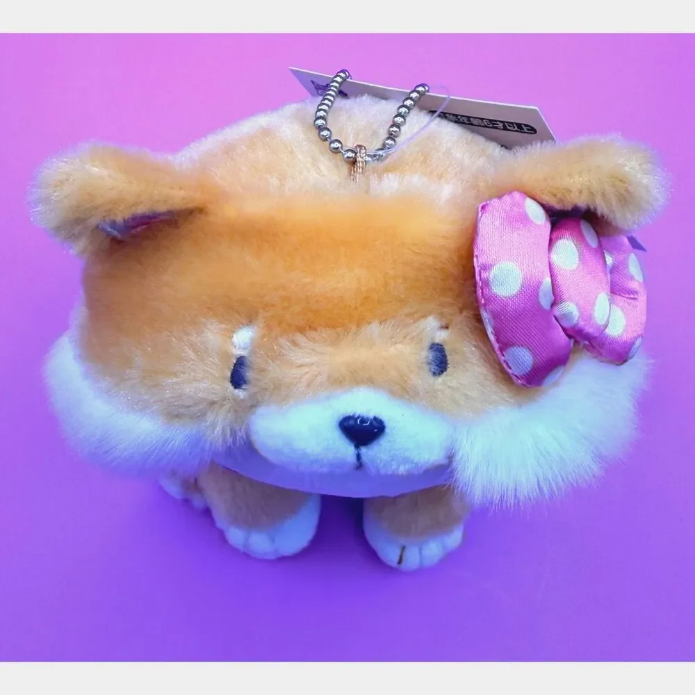 Hello Kitty Shiba Inu Mascot Keychain Plush